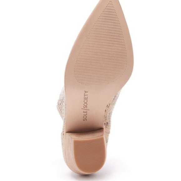 NWB SOLE SOCIETY Laurelah Croc Embossed Bootie 9.5 - Picture 4 of 4